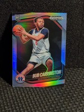 2024-25 Panini Prizm Black, Bub Carrington #92 (RC), Prizm Wizards Non-PSA, Mint