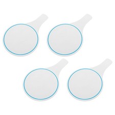 Blue Handheld Dry Erase Answer Paddle Whiteboard for DIY Use Compact Light 4Pcs