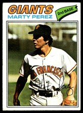 1977 Topps Marty Perez San Francisco Giants #438
