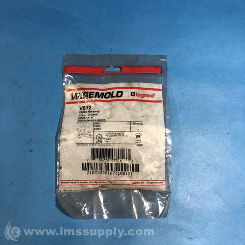 Legrand V512 Oberflächen Metall Laufbahnbeschlag, Wiremold 500î Serie FNFP