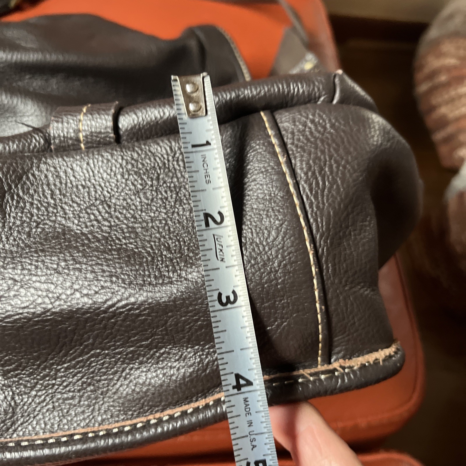 Ameri Leather Briefcase Satchel Messenger Laptop … - image 7