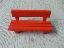 Playmobil - Sitzbank rot, f 4202 4300 4370 4371, 3556 3436 3775, 3416 3552, 3145