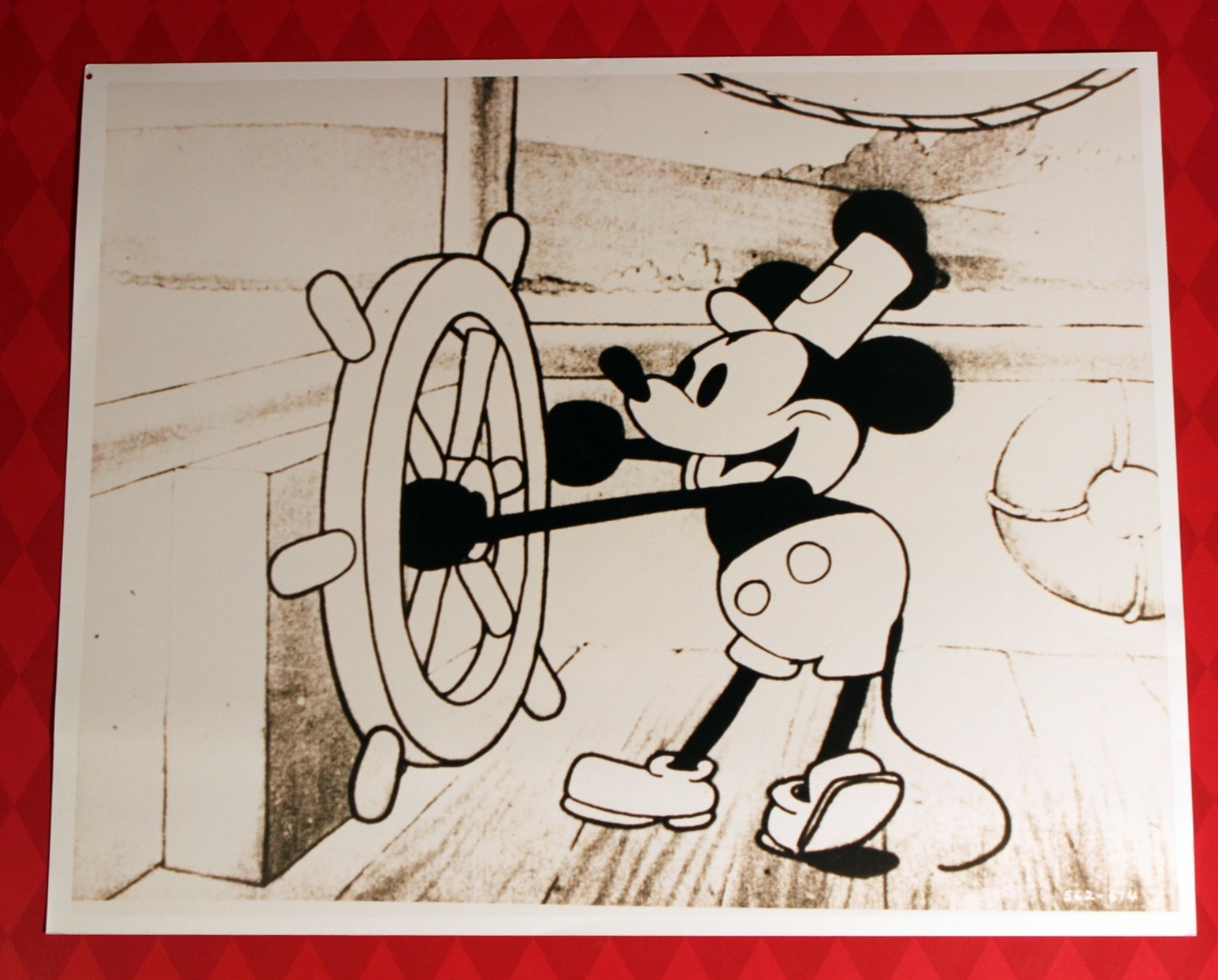Foto debut de Mickey Mouse 1928 STEAMBOAT WILLIE 1993 Walt Disney Company