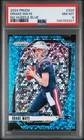 2024 PANINI PRIZM NO HUDDLE BLUE #329 DRAKE MAYE ROOKIE RC 44/99 PSA 8