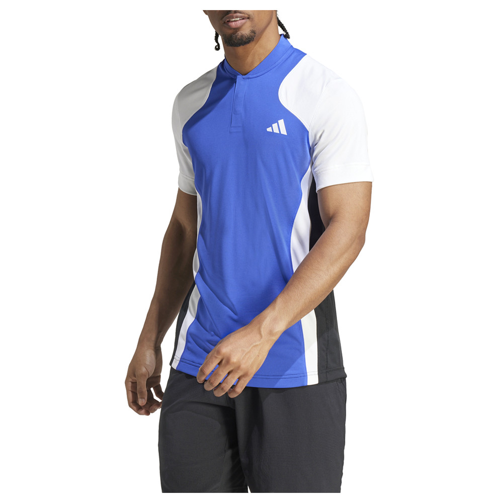 adidas Freelift Crew Neck Short Sleeve Athletic T-Shirt Mens Blue Casual Tops IT
