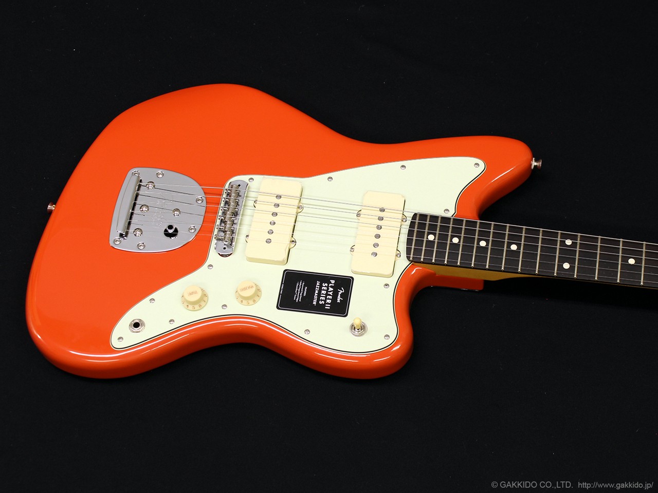 Fender Player II Jazzmaster Electric Guitar Rallye Orange