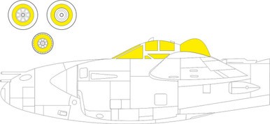 Eduard CX611 1/72 Mask P38M for DML & Hobby 2000 Canopy Mask Set