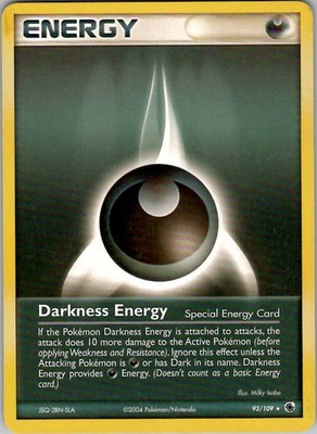 Darkness Energy (Special) - (No E-Reader) Deck Exclusives 93/109 Normal LP/NM