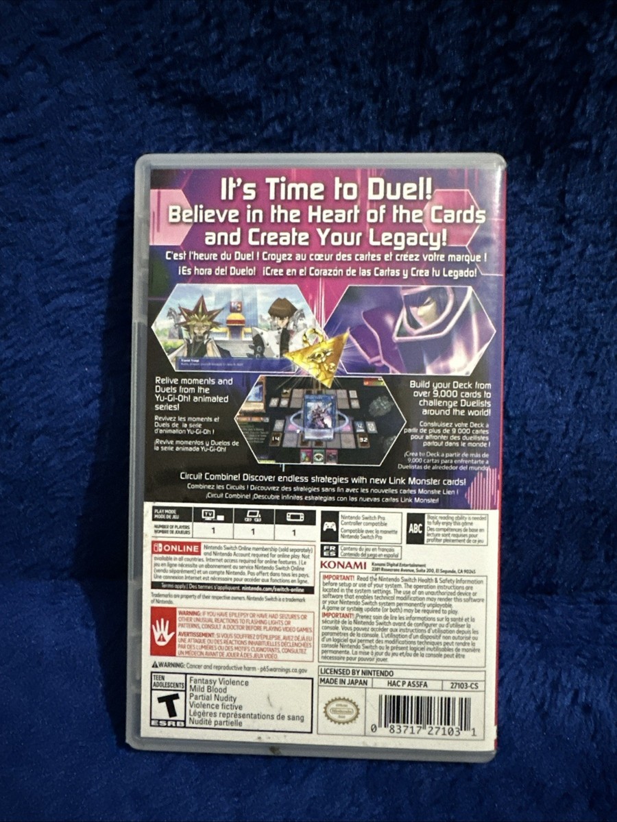 Yu-gi-oh Legacy of The Duelist Link Evolution NINTENDO SWITCH CARDS FIRST  PRINT 83717271031| eBay