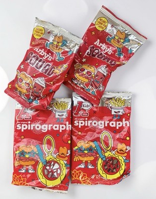 Arby s Kids Meal Toy Lot Sealed Spirograph & Squad Toys