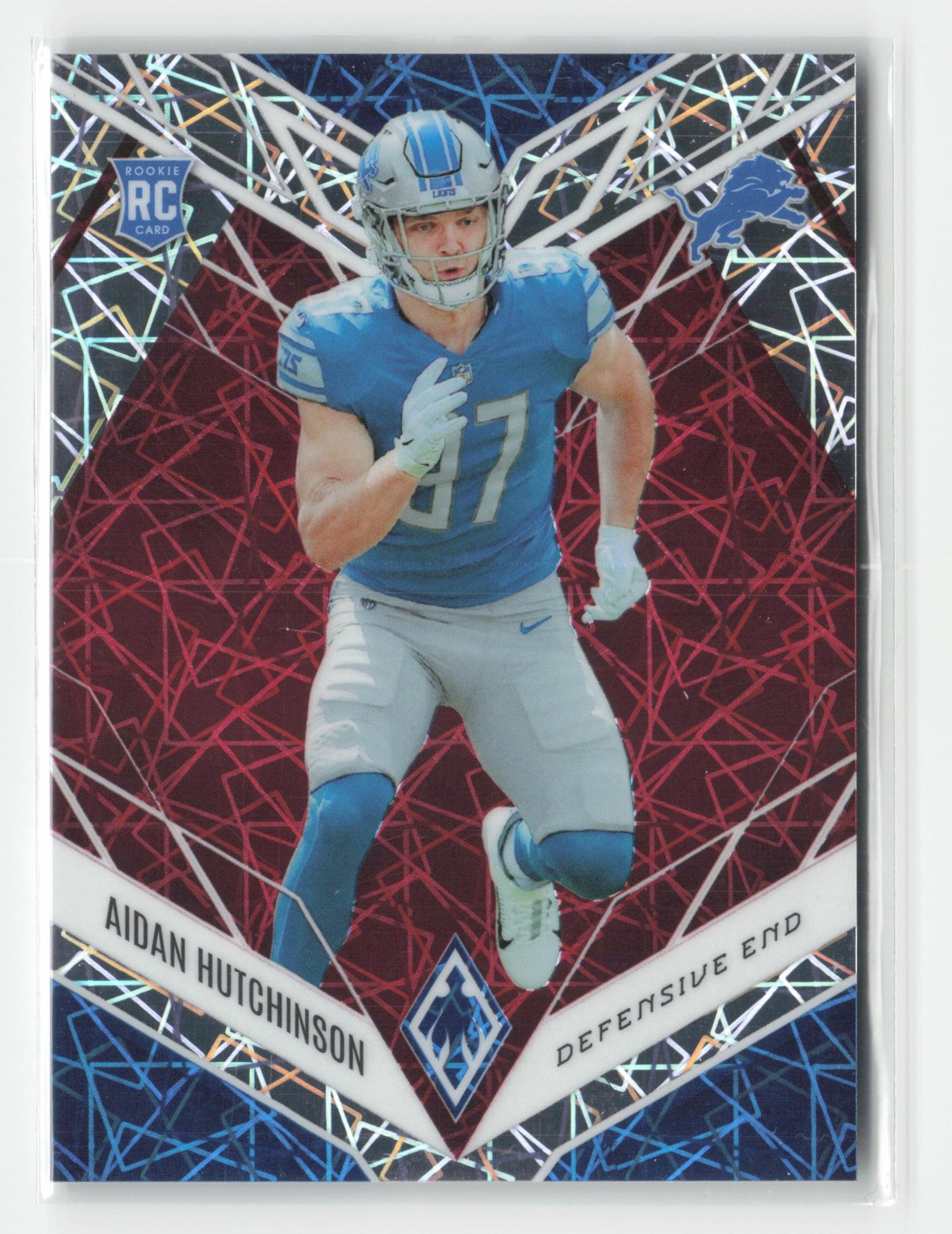 Aidan Hutchinson 2022 Panini Phoenix #113 Teal #/150