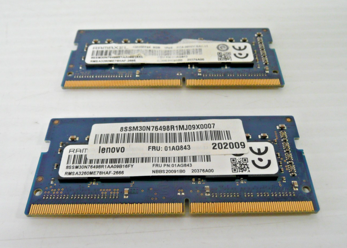 Ramaxel 16GB (2x 8GB) DDR4 SODIMM PC4-2666V Laptop Memory