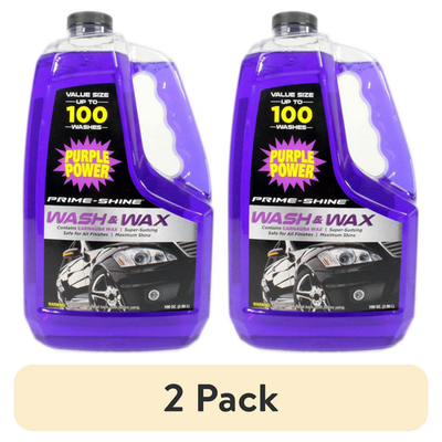 #ad Purple Power Prime Shine Wash amp; Wax Car Soap 100oz PACK OF 2 $8.92