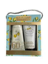 Crabtree Evelyn Lemon Citron Hand Therapy Cream and Hand Scrub Set, 3.5oz