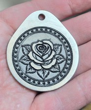 Engraved Stainless Steel Keychain. Made in th...