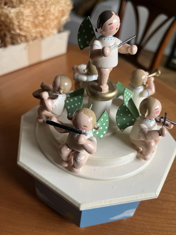 Erzgebirge Expertic Spieluhr noch DDR Herkunft mi: Ihr Kinderlein kommet.,.. - Bild 3 von 4