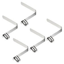 12X9.5Mm Kayak Paddle Snaps, 5 Pack Pole Push Button Spring Clips Steel Solid