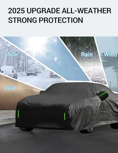 For Subaru Legacy 2010-2025 Waterproof Car Cover All Weather 6 Layers Protection Foto 3 de 4