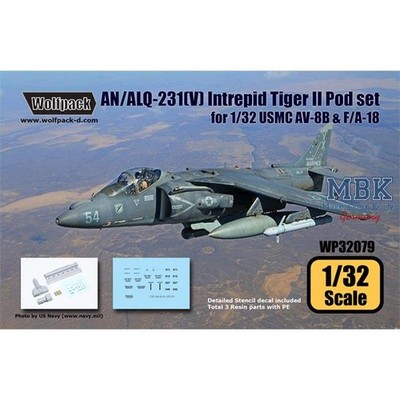 WOLFPACK DESIGN WP32079 AN/ALQ-231(V) Intrepid Tiger II Pod set