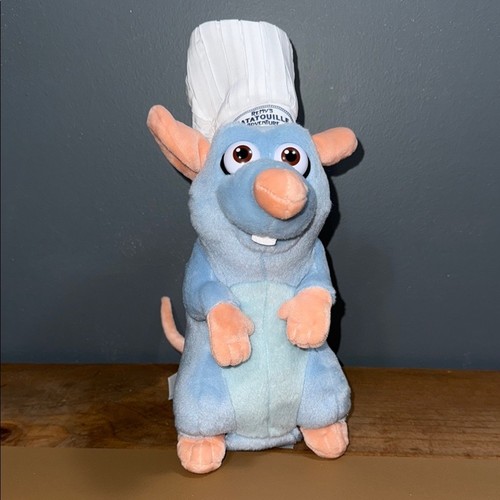 2021 Disney Epcot Chef Remy’s Ratatouille Adventure Talking Plush 11" push hands