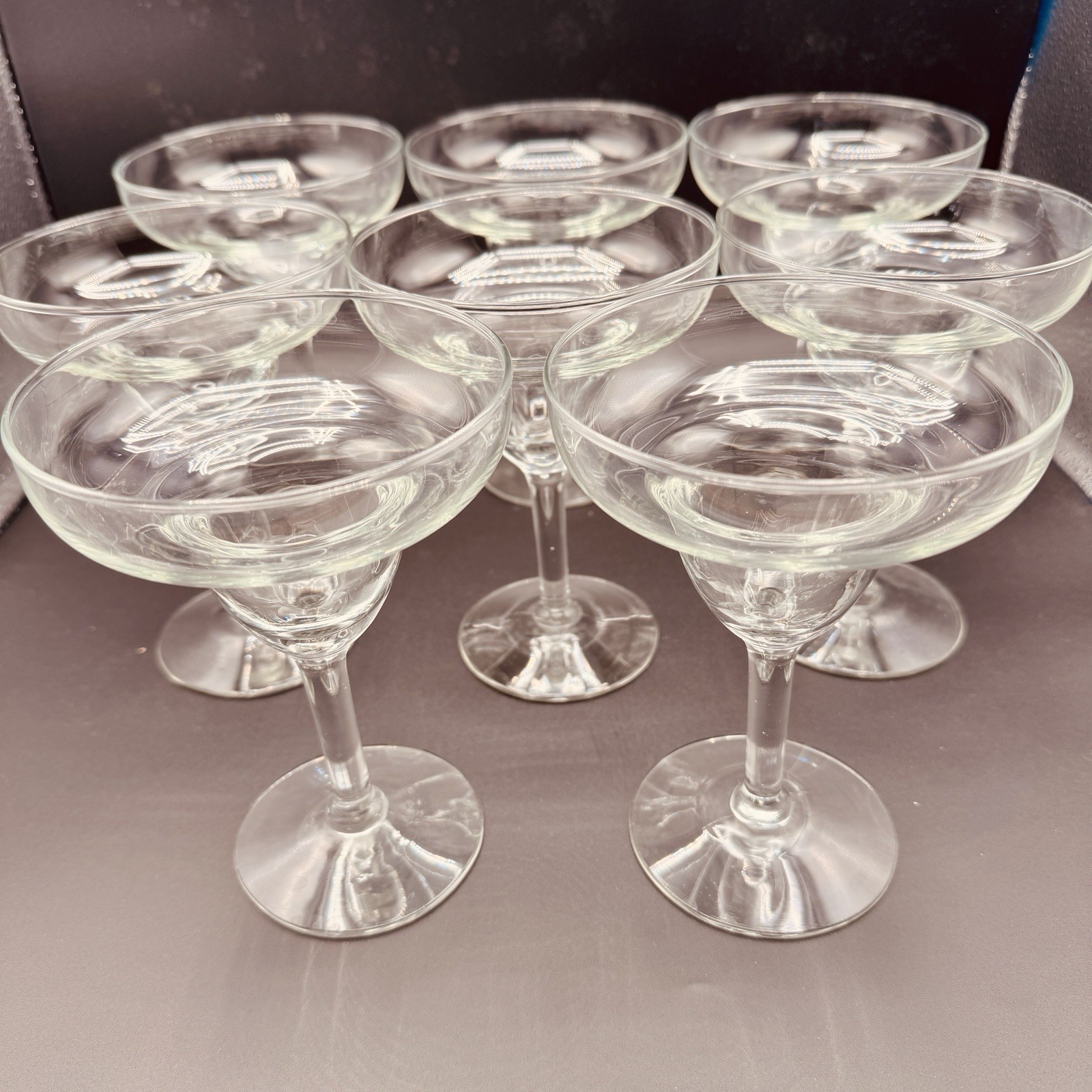 6-inch Clear Margarita Glass Set of 8 for Cocktails