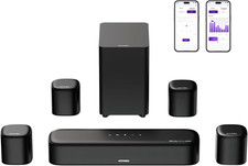 7.1Ch Dolby Atmos Sound System with Subwoofer App Control for Home Theater