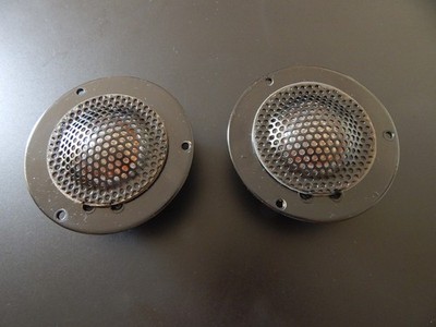 Vintage ''Fried Egg'' Tweeters Advent Acoustic Research Speaker Pair
