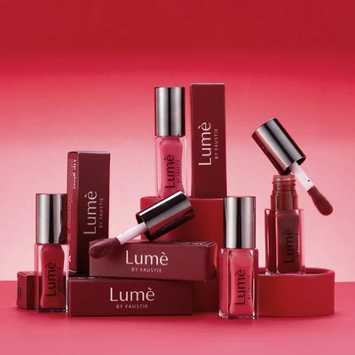 LUMÈ BY FAUSTIE lip gloss infused with sweet scents that leaves your lips glossy, fuller all day