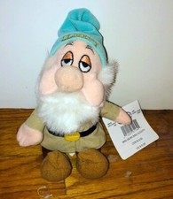 The Disney Store Mini Bean Bag Plush Snow White and the Seven Dwarfs Sleepy NWT