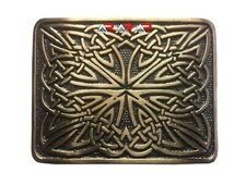 Scottish Belt Buckle Kilt Highland Celtic Design High Quality Antique Finish AAR