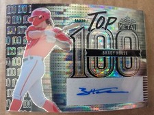 Brady House 2023 Leaf Metal Top 100 Autograph Baseball Card 4/6 T1-BH1
