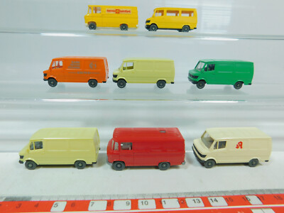 8x Wiking H0 1:87 Mercedes/MB 280-282 etc Barg+termo komfort etc s.g. #AV178-0,5