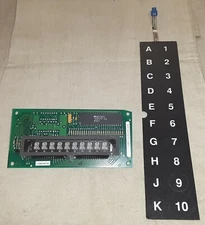 AP AUTOMATIC PRODUCTS 111,112,113 SNACK LED DISPLAY BOARD & KEY PAD Tested good