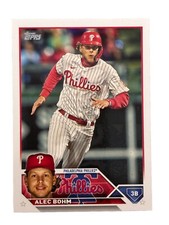 Excellent: 2023 topps Alec Bohm Philadelphia Phillies Trading Card