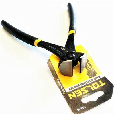 TOLSEN 8'' INDUSTRIAL END CUTTING NIPPER PINCER WIRE CUTTERS SNIPS PLIER #10345
