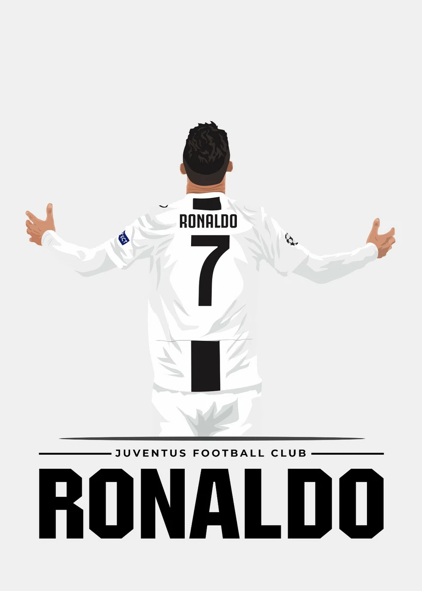 Cristiano Ronaldo Juventus poster & stampe di ArtMeme - Printler