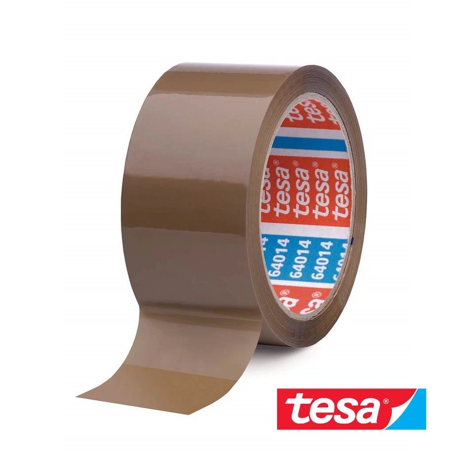 TESA Packband 6-144 Rollen tesapack 64014 Paketklebeband Klebeband braun