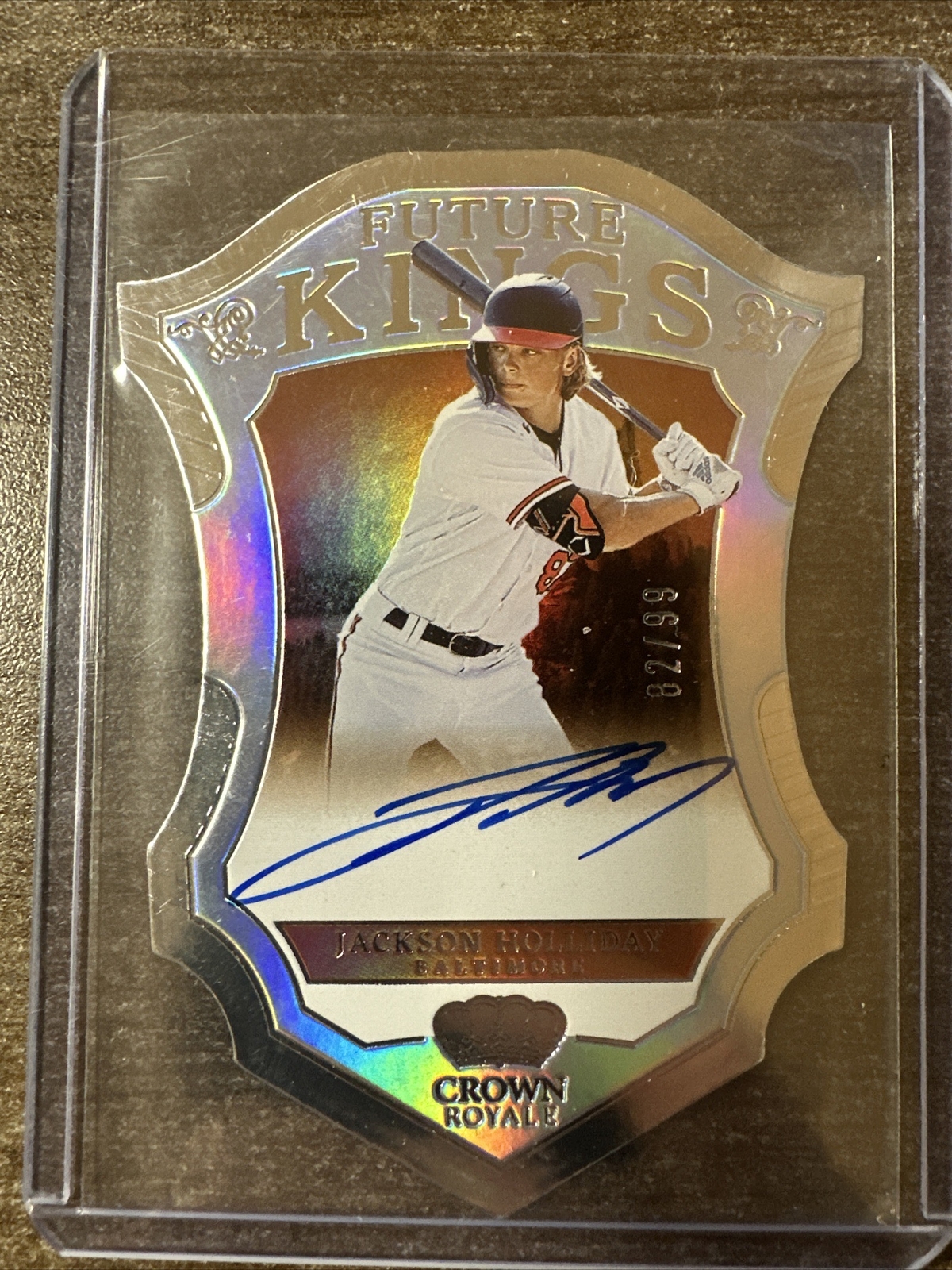 Jackson Holliday 2023 Panini Chronicles Crown Royale Future Kings 