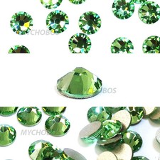 144 Swarovski 2088 20ss crystal flatback rhinestones ss20 PERIDOT 214 