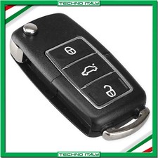 ✅GUSCIO CHIAVE TELECOMANDO VOLKSWAGEN POLO GOLF PASSAT SEAT SKODA 3 TASTI VW-20✅