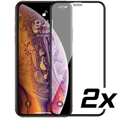 2x Apple iPhone Panzerfolie Displayschutz Hartglas Bildschirmschutz Echtglas