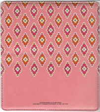 Dena Designs Haute Girls Moroccan Pink Checkbook Leather Cover