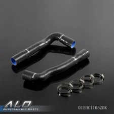 Fit For 92-99 BMW E36 M3 / 325i/ is/ iX Black Silicone Radiator Hose+Clamps Kit