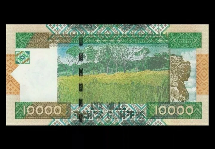 2010 FRENCH GUINEA 10000 FRANCS 'COMMEMORATIVE' @ GEM UNC {P-45} - Image 2 of 2