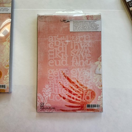 4 Pks Chipboard Asst Alphabet Letters & Elements Self-Adhesive Basic Grey 300+ - Picture 10 of 12