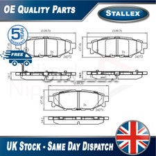 Adatto per set pastiglie freno Forester Outback Legacy Impreza XV Brz GT 86 stallex posteriore