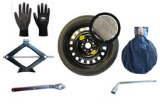 kit roue de secours (galette) 17" pour RENAULT LAGUNA 3avec cric cléf et sac