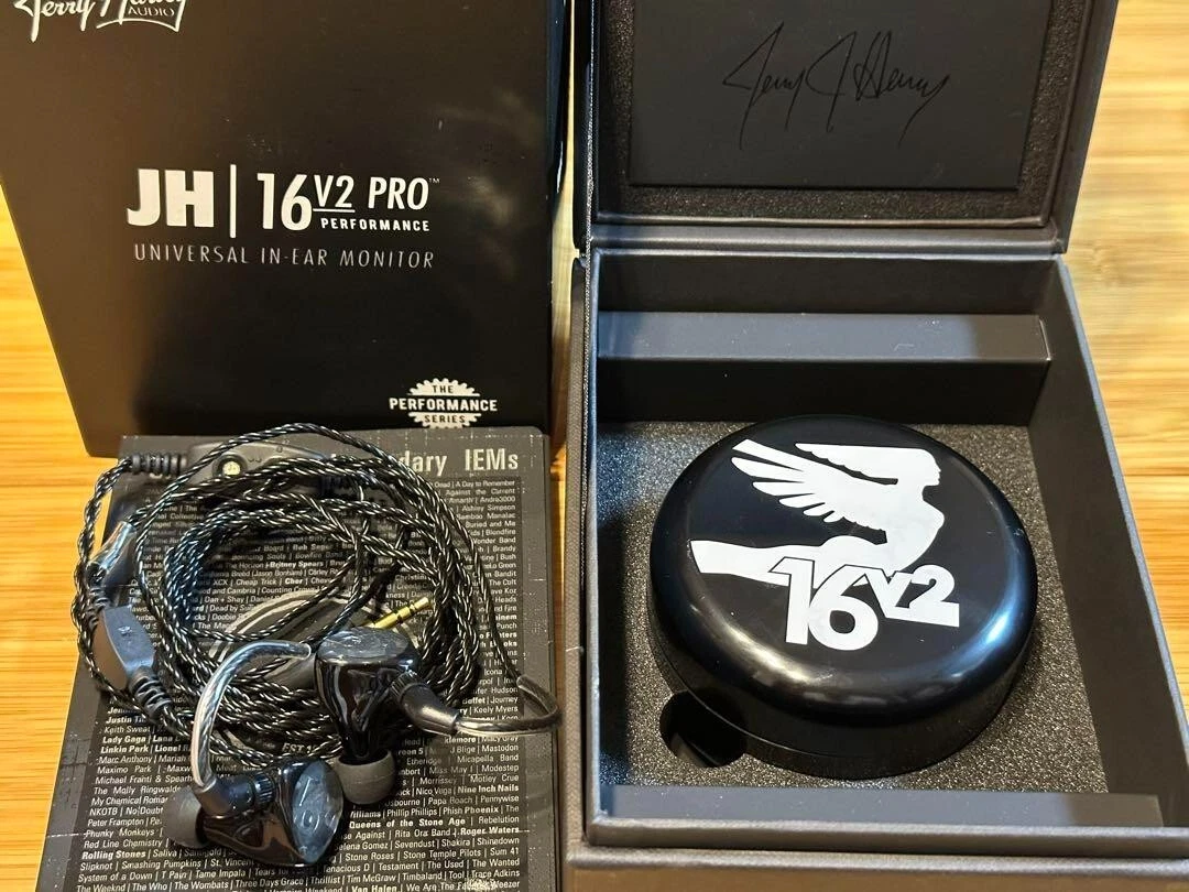 Jh Audio Jh16V2 Pro Earphone Universal Iem JHA-0607 Black From