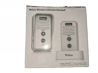 Wireless Doorbell Intercom System Home Security Rechargeable Waterproof 1//2 Mile