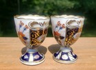 2 Antique Dresden Franziska Hirsch 1894 Imari Egg Cups — photo 3
